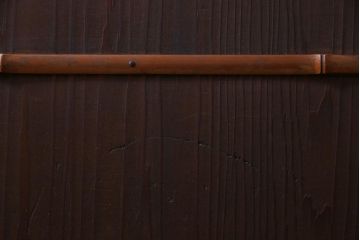 昭和初期　結霜ガラス　シンプルながらもデザイン性が光る引き戸1枚(ガラス戸、建具)