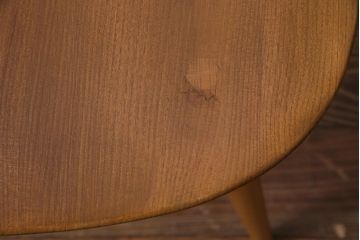 ヴィンテージ家具　イギリスビンテージ　ERCOL(アーコール)　座り心地のよいスタイリッシュなスモーカーズチェア(ダイニングチェア、アームチェア)