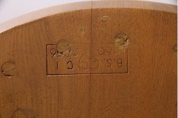 ヴィンテージ家具　イギリスビンテージ　ERCOL(アーコール)　座り心地のよいスタイリッシュなスモーカーズチェア(ダイニングチェア、アームチェア)