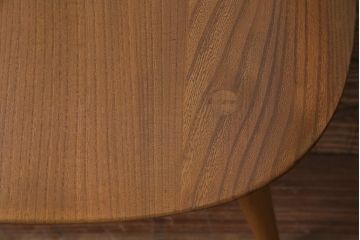 ヴィンテージ家具　イギリスビンテージ　ERCOL(アーコール)　座り心地のよいスタイリッシュなスモーカーズチェア(ダイニングチェア、アームチェア)(3)