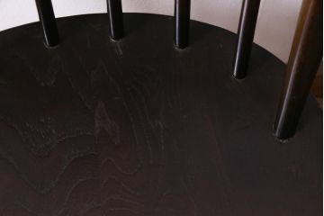 ヴィンテージ家具　イギリスビンテージ　ERCOL(アーコール)　落ちついた色味のウィンザーチェア(ワークチェア、椅子、ウインザーチェア)(1)