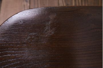 ヴィンテージ家具　イギリスビンテージ　ERCOL(アーコール)　落ちついた色味のウィンザーチェア(ワークチェア、椅子、ウインザーチェア)(3)