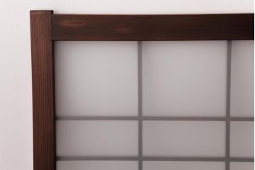 和製アンティーク　すりガラス入り　レトロな雰囲気が趣きあふれるガラス戸2枚セット(窓、建具)