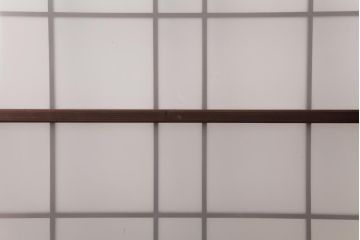 和製アンティーク　すりガラス入り　レトロな雰囲気が趣きあふれるガラス戸2枚セット(窓、建具)