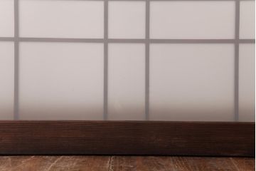 和製アンティーク　すりガラス入り　レトロな雰囲気が趣きあふれるガラス戸2枚セット(窓、建具)