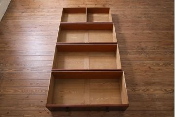 アンティーク家具　ヨーロッパアンティーク　ヴィクトリアン　マホガニー材　シンプルで上品なチェスト(引き出し、タンス)