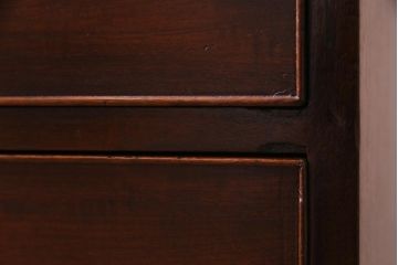 アンティーク家具　ヨーロッパアンティーク　ヴィクトリアン　マホガニー材　シンプルで上品なチェスト(引き出し、タンス)