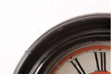 アンティーク雑貨　SEIKOSHA(精工舎)　手巻き式　四ツ丸　個性的なデザインのだるま時計(掛時計、柱時計、振り子時計)