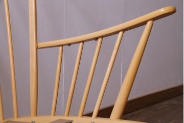 中古　イギリス　ERCOL(アーコール)　エバーグリーン　1人掛けイージーチェア(アームチェア、ソファ)(定価約29万円)(1)