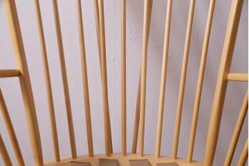 中古　イギリス　ERCOL(アーコール)　エバーグリーン　1人掛けイージーチェア(アームチェア、ソファ)(定価約29万円)(1)