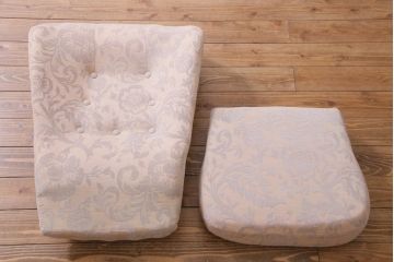 中古　イギリス　ERCOL(アーコール)　エバーグリーン　1人掛けイージーチェア(アームチェア、ソファ)(定価約29万円)(1)