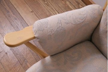 中古　イギリス　ERCOL(アーコール)　エバーグリーン　1人掛けイージーチェア(アームチェア、ソファ)(定価約29万円)(2)