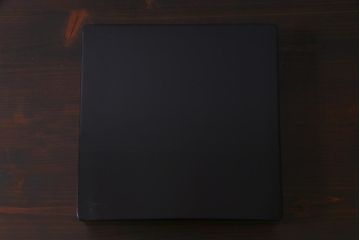 昭和中期　箱付き　木曽平沢塗　木製　秋の七草　秋草蒔絵の富貴重3組(重箱、漆器)(1)