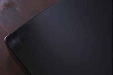 昭和中期　箱付き　木曽平沢塗　木製　秋の七草　秋草蒔絵の富貴重3組(重箱、漆器)(1)