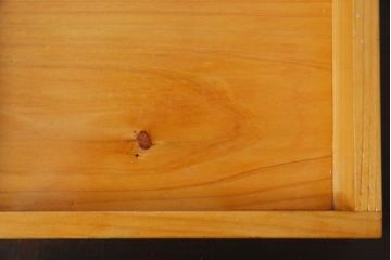 昭和初期　外箱付き　ヒノキ材　温かな色味の重箱(お重)