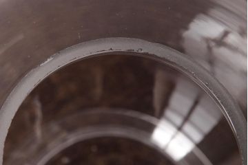 アンティーク雑貨　昭和レトロ　ふっくらとしたフォルムが可愛らしい地球瓶(ガラス瓶、ガラスビン)(1)