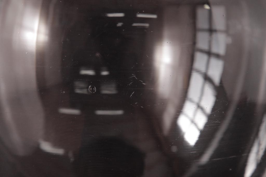 アンティーク雑貨　昭和レトロ　ふっくらとしたフォルムが可愛らしい地球瓶(ガラス瓶、ガラスビン)(1)