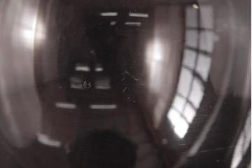 アンティーク雑貨　昭和レトロ　ふっくらとしたフォルムが可愛らしい地球瓶(ガラス瓶、ガラスビン)(1)