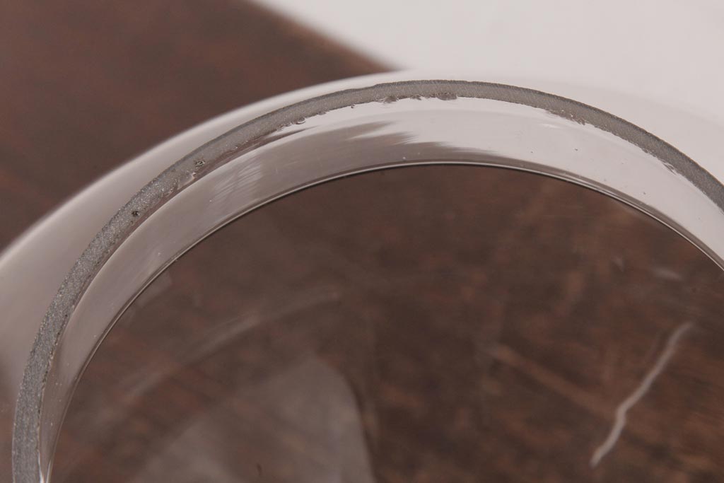 アンティーク雑貨　昭和レトロ　ふっくらとしたフォルムが可愛らしい地球瓶(ガラス瓶、ガラスビン)(2)