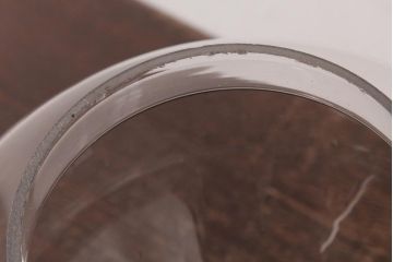 アンティーク雑貨　昭和レトロ　ふっくらとしたフォルムが可愛らしい地球瓶(ガラス瓶、ガラスビン)(2)