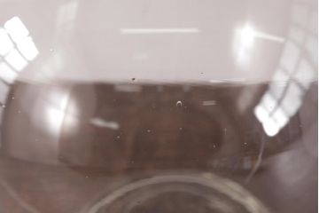 アンティーク雑貨　昭和レトロ　ふっくらとしたフォルムが可愛らしい地球瓶(ガラス瓶、ガラスビン)(2)