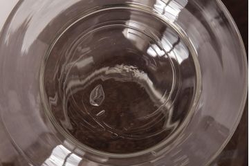 アンティーク雑貨　昭和レトロ　ふっくらとしたフォルムが可愛らしい地球瓶(ガラス瓶、ガラスビン)(2)