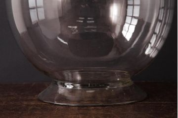 アンティーク雑貨　昭和レトロ　ふっくらとしたフォルムが可愛らしい地球瓶(ガラス瓶、ガラスビン)(3)