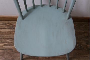 ペイント家具　ERCOL(アーコール)　シンプルでおしゃれなウィンザーダイニングチェア(椅子)