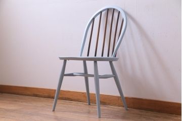 ペイント家具　ERCOL(アーコール)　コントラストが楽しめるウィンザーダイニングチェア(椅子)(1)