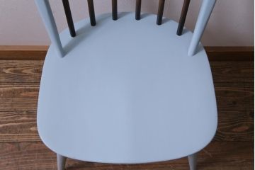 ペイント家具　ERCOL(アーコール)　コントラストが楽しめるウィンザーダイニングチェア(椅子)(1)