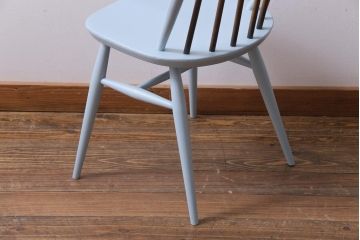 ペイント家具　ERCOL(アーコール)　コントラストが楽しめるウィンザーダイニングチェア(椅子)(1)
