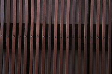 昭和初期　腰板ケヤキ材　裏障子の付いた格子帯戸2枚セット(ガラス帯戸、引き戸、建具)