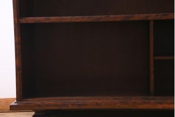 中古　九州民芸家具　和モダンなデザインが目を惹くサイドボード(収納棚、食器棚)