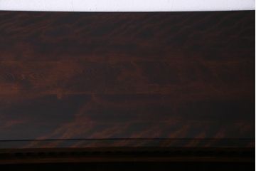 中古　九州民芸家具　和モダンなデザインが目を惹くサイドボード(収納棚、食器棚)