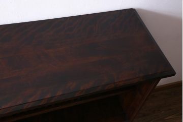 中古　九州民芸家具　和モダンなデザインが目を惹くサイドボード(収納棚、食器棚)