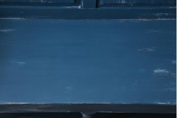 アンティーク家具　イギリスアンティーク　シャビーなペイントがおしゃれな木製ベンチ(2人掛け)