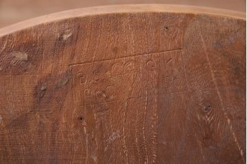 ヴィンテージ家具　ビンテージ　ERCOL(アーコール)　ツートンカラーがおしゃれなナチュラルペイントのクエーカーチェア(椅子)