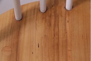 ヴィンテージ家具　ビンテージ　ERCOL(アーコール)　バイカラーがおしゃれなペイントクエーカーチェア(椅子)(1)