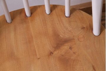 ヴィンテージ家具　ビンテージ　ERCOL(アーコール)　バイカラーがおしゃれなペイントクエーカーチェア(椅子)(2)