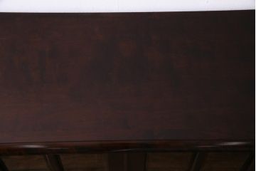 中古　北海道民芸家具　#138　落ち着いた色味のクラシカルなサイドボード(キャビネット、収納棚、戸棚)(2)