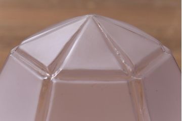 フランスアンティーク　モダンなデザインの多面体のペンダントライト(天井照明、吊り下げ照明)