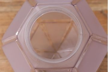 フランスアンティーク　モダンなデザインの多面体のペンダントライト(天井照明、吊り下げ照明)