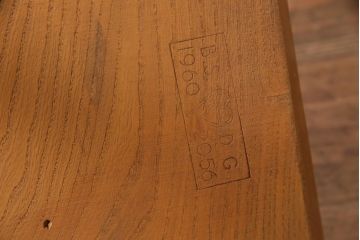 ヴィンテージ家具　イギリスビンテージ　ERCOL(アーコール)　明るい木色があたたかなウィンザーチェア(ワークチェア、椅子、ウインザーチェア)
