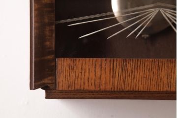 アンティーク雑貨　昭和レトロ　EIKEISHA(栄計舎)　SUPER DELUXE　振り子時計(柱時計、壁掛け時計)