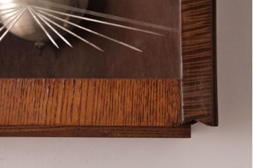 アンティーク雑貨　昭和レトロ　EIKEISHA(栄計舎)　SUPER DELUXE　振り子時計(柱時計、壁掛け時計)