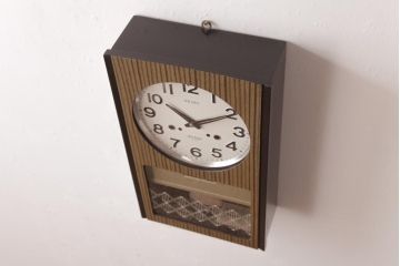 アンティーク雑貨　昭和期　SEIKO(セイコー)　30DAY　ゼンマイ式　メンズライクにも合う振り子時計(柱時計、掛け時計)