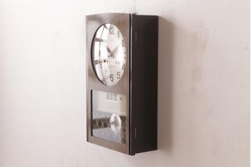 アンティーク雑貨　昭和期　SEIKO(セイコー)　30DAY　ゼンマイ式　メンズライクにも合う振り子時計(柱時計、掛け時計)