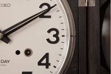 アンティーク雑貨　昭和期　SEIKO(セイコー)　30DAY　ゼンマイ式　メンズライクにも合う振り子時計(柱時計、掛け時計)