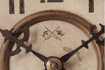 アンティーク雑貨　明治期　戦前　高野時計(高野精密工業)　手巻き式　スリゲル型振り子時計(柱時計、掛け時計)
