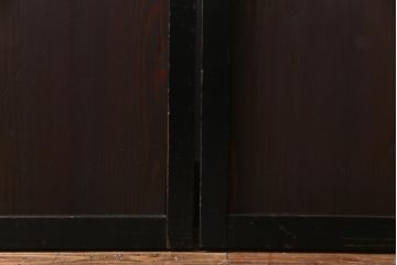 和製アンティーク　大正昭和初期　倹飩式　しっとりとした和の雰囲気が魅力的な障子戸4枚セット(建具、引き戸、格子戸)